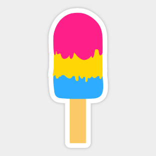 Pansexual LGBT Pride Ice Lolly Sticker